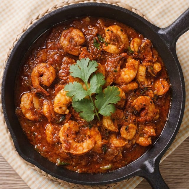 Shrimp Tikka Masala.
