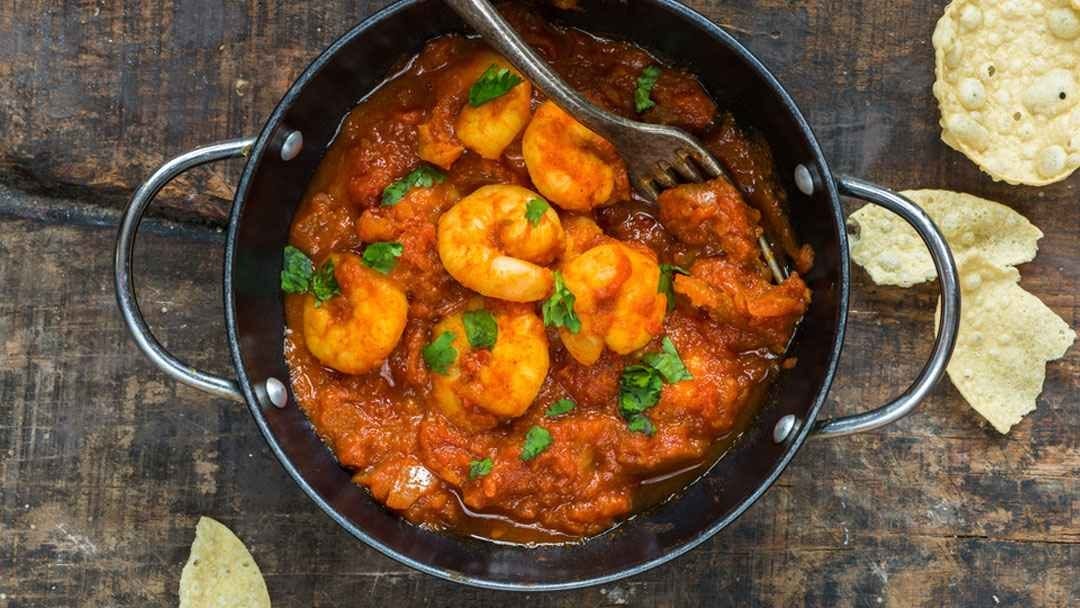 Shrimp Vindaloo.