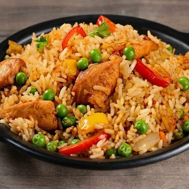 Chicken Egg Fried Rice.