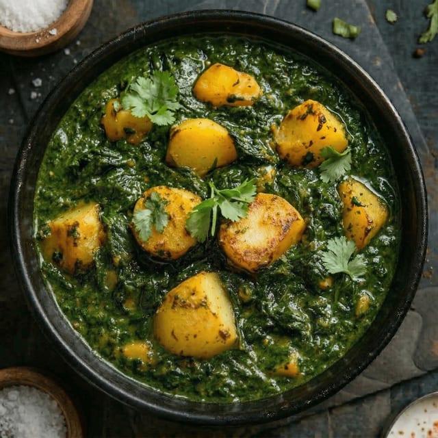 Saag Potato.