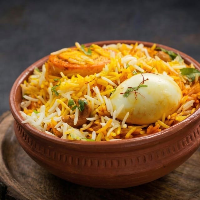 Egg Biryani.