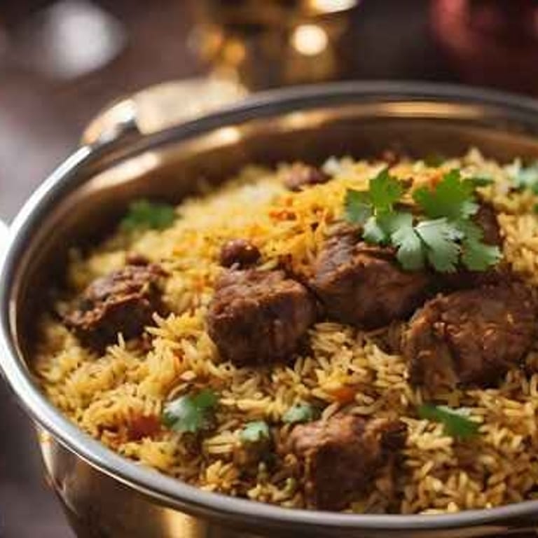 Delicious Mutton Biryani Awaits