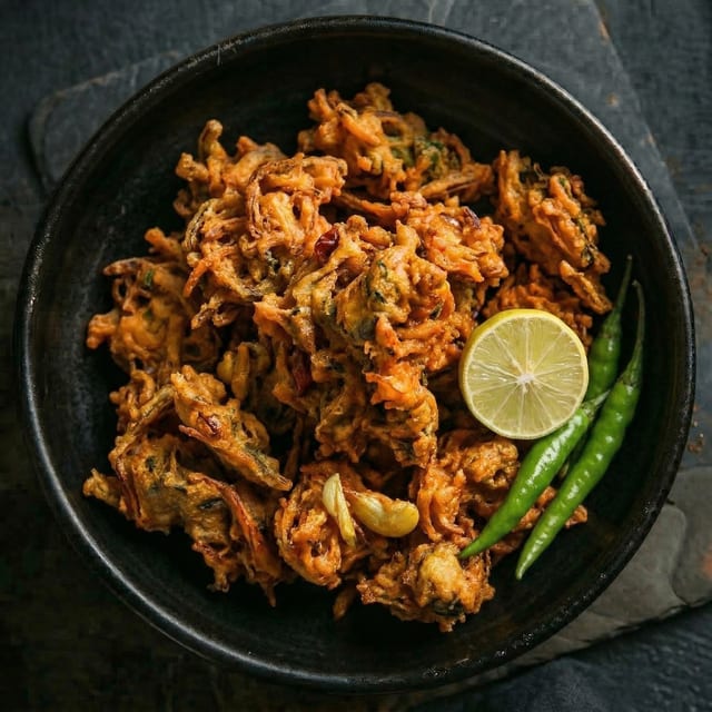 Mixed Veg Pakoras.