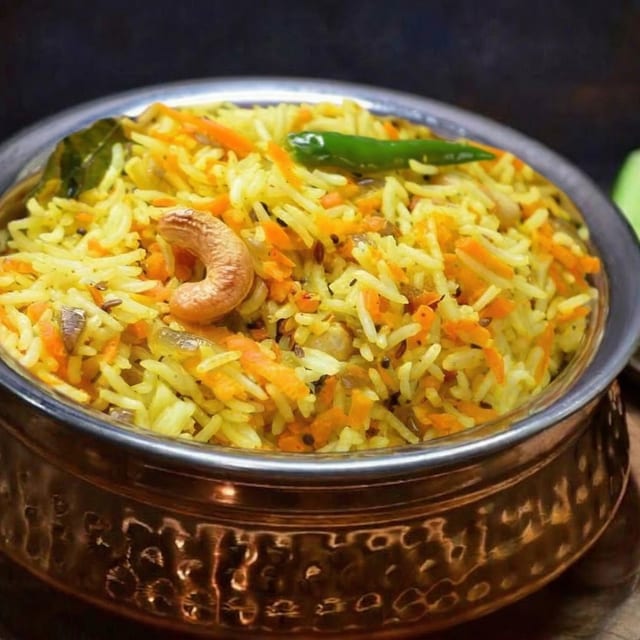 Kaju Tomato Biryani.